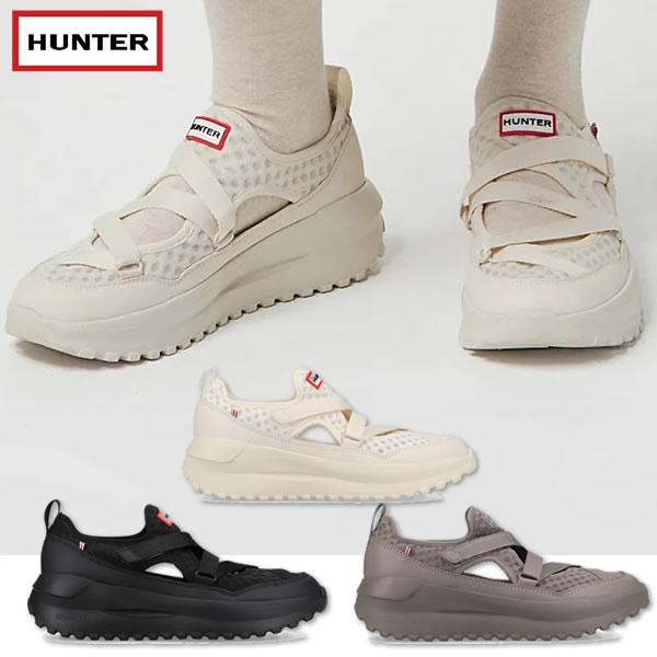 レディース HUNTER スニーカー WFF3123MSH TRAVEL FLOW MARY JANE TRAINER: 正規品/ハンター/はんたー/女性用/シューズ/サンダル/靴/母の日