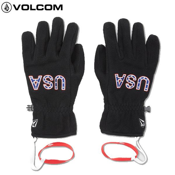 21-22 VOLCOM t[XO[u USST FLEECE GLOVE J6802202: Ki/Y/Xm[{[h/{R/Xm{/snow