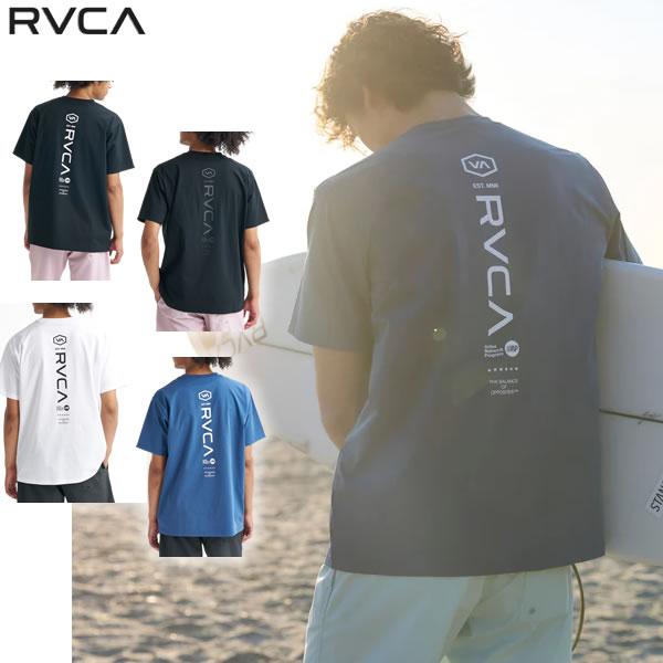 【ネコポス便】26SS RVCA ラッシュガードTシャツ BG041-857 STRAIGHT WAY : 正規品/ルーカ/ルカ/メンズ/半袖/BG041857/ビーチ/プール/トレーニングジム