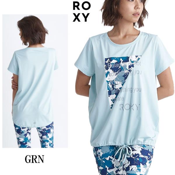【ネコポス便】24SS ROXY ラッシュガードTシャツ FLAMINGO TEE RST242508: 正規品/レディース/ロキシー/半袖/水陸両用/サーフT/UV Tシャツ/フィットネス/surf
