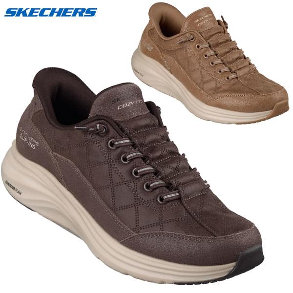 レディース SKECHERS スニーカー 150507 CONTOUR FOAM: 正規品/スケッチャーズ/スリップイン/スリップインズ/女性/靴/シューズ/ハンズフリー/コージーフィット