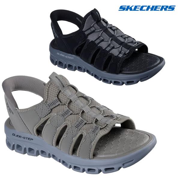 よっつう SKECHERS（スケッチャーズ） メンズ サンダル 233381 GLIDE STEP