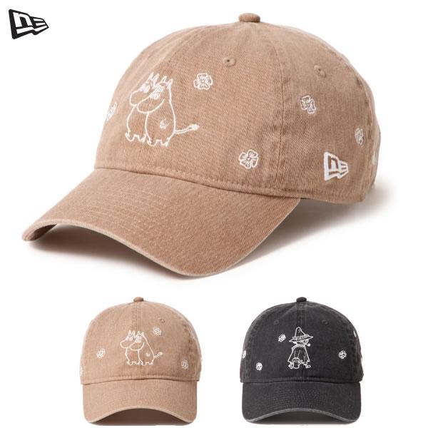 26FW NEW ERA キャップ 920 MOOMIN FLOWER ITALIAN WASH ムーミン: 正規品/レディース/北欧/帽子/ニューエラ/ニュウエラ/かわいい/親子リンク