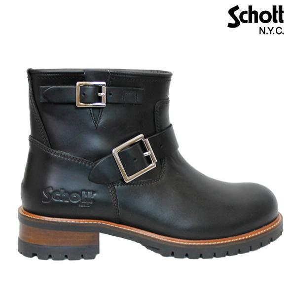 SCHOTT エンジニアブーツ S28002 ENGINEERE SHORT BOOTS: 正規品/メンズ/ショット/本革/レザーブーツ/ショートブーツ/カジュアル/ショートエンジニア/かっこいい