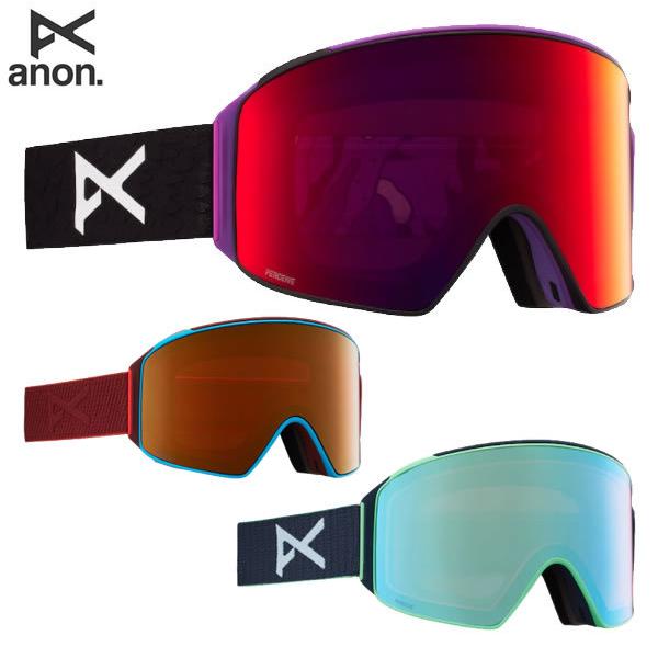 21-22 ANON ゴーグル M4 Cylindrical Asian Fit/ボーナスレンズ/フェイスマスク 20340103: 正規品/アノン/スノーボード/メンズ/スノボ/snow