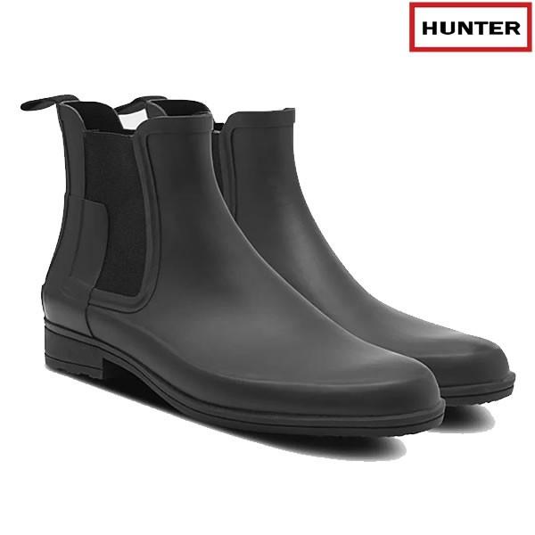 HUNTER レインブーツ MENS ORIGINAL REFINED CHELSEA BOOTS
