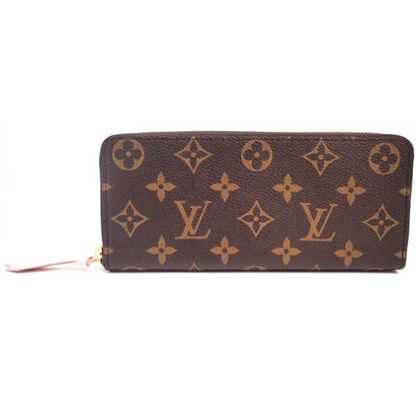 LOUIS VUITTON(ルイヴィトン) 長財布 モノグラム ポルトフォイユクレマンス M61298 ローズ・バレリーヌ bs-proscure_m61298