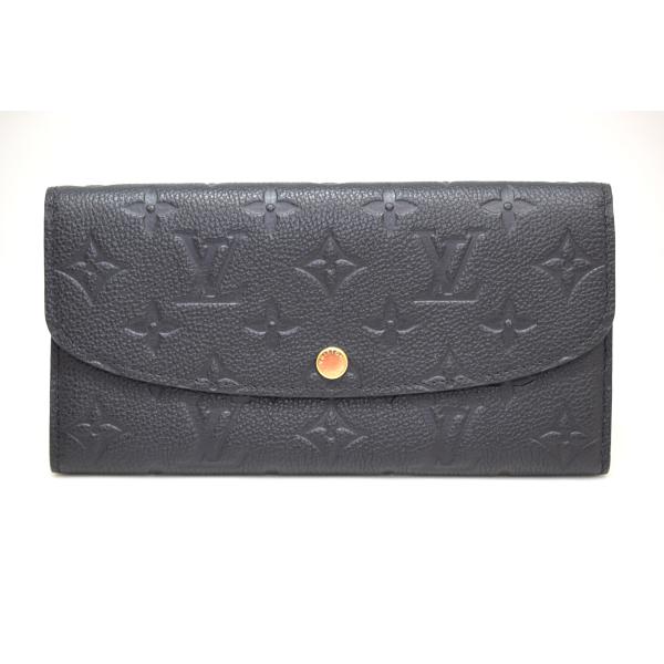 ルイヴィトン長財布　ポルトフォイユ・エミリー ノワール アンプラントM62369 LOUIS VUITTON（ルイ・ヴィトン） ポルトフォイユ・エミリー 長財布
