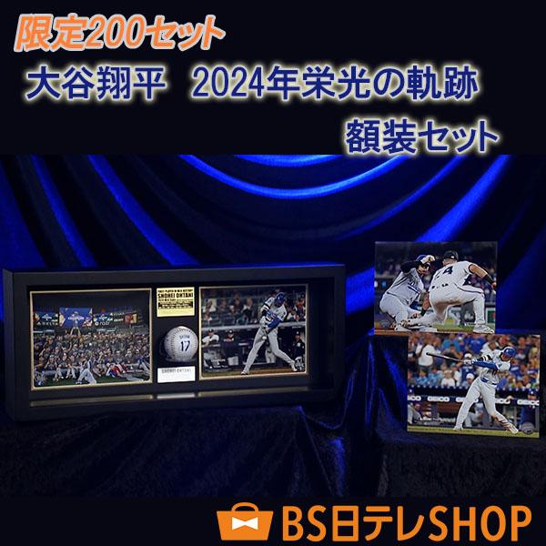 大谷翔平 2024年栄光の軌跡 額装セット ボール フォト 希少 WBC 記念