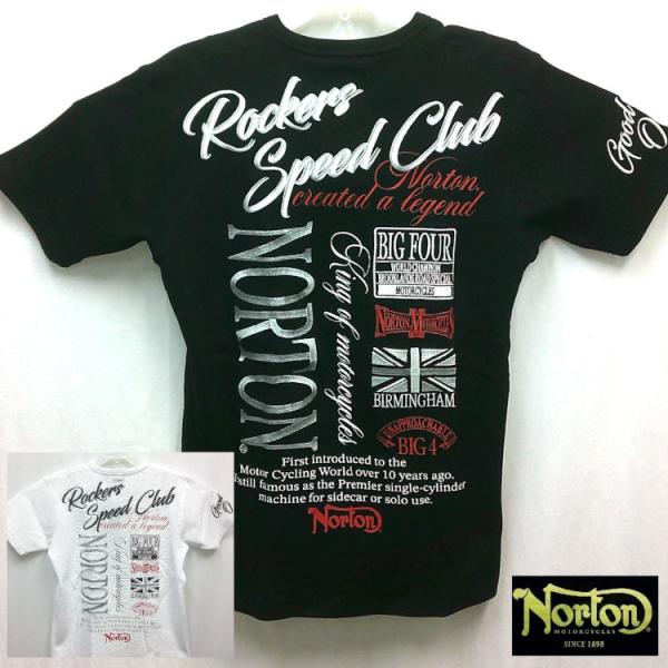 ノートン Norton レッドポイントサーマルPUキーネック半袖Tシャツ 262N1007 アメカジ バイカー ロッカーズ バイク