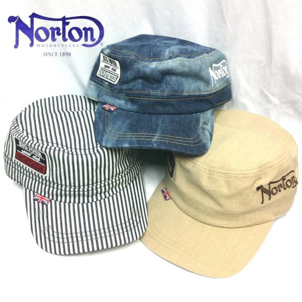 ノートン Norton ワッペンワークキャップ 262N8703 アメカジ ロッカーズ バイカー バイク