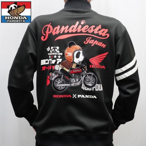 HONDA×パンディエスタ CB400FOURバイカースタイルジャージ 595505 ヨンフォア パンダ アメカジ バイク ホンダ×PANDIESTA JAPAN