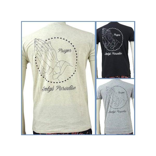 ジャンキーズパラダイス半袖Tシャツ JST-402 合掌/アメカジ