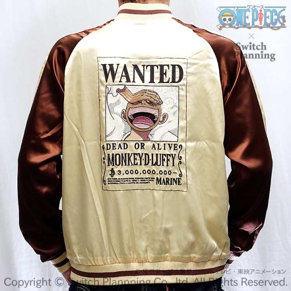 ワンピース ONE PIECE ルフィ手配書 刺繍 スカジャン OPSJ-501 アニメ