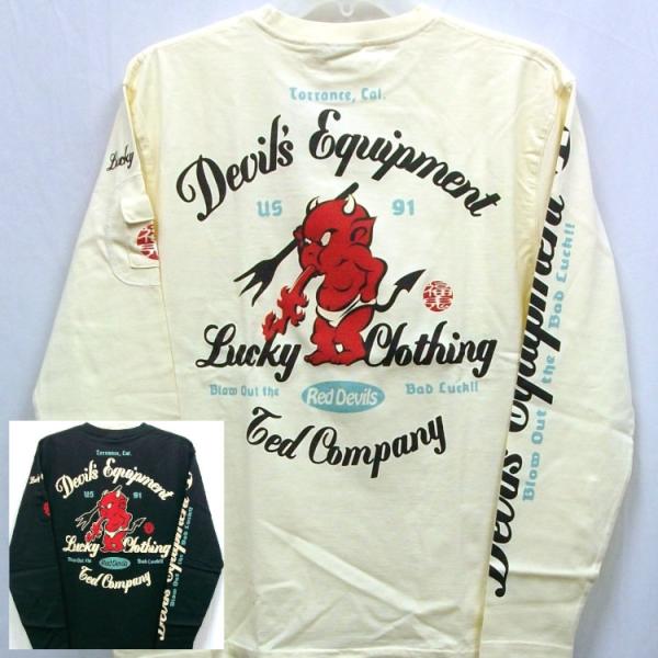 テッドマン TEDMAN ロンT 長袖Tシャツ TDLS-356 DEVIL EQUIPMENT アメカジ バイカー ミリタリー