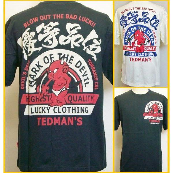 TEDMAN（テッドマン） テッドマン半袖Tシャツ TDSS-405 マークオブザ