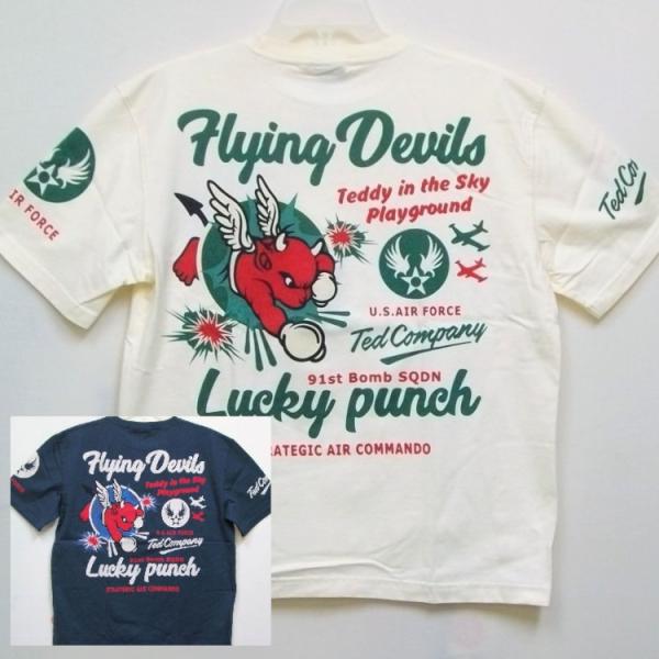 テッドマン TEDMAN 半袖Tシャツ TDSS-490 FLYING DEVIL アメカジ バイカー ミリタリー