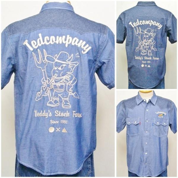 TEDMAN（テッドマン） テッドマン半袖ウエスタンシャツ TSHB-1300WS