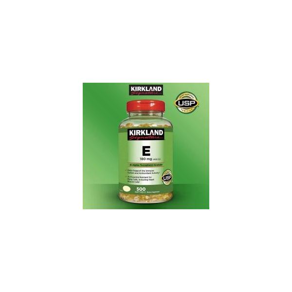 KIRKLAND　カークランド  　ビタミンE 400IU　500ソフトジェル