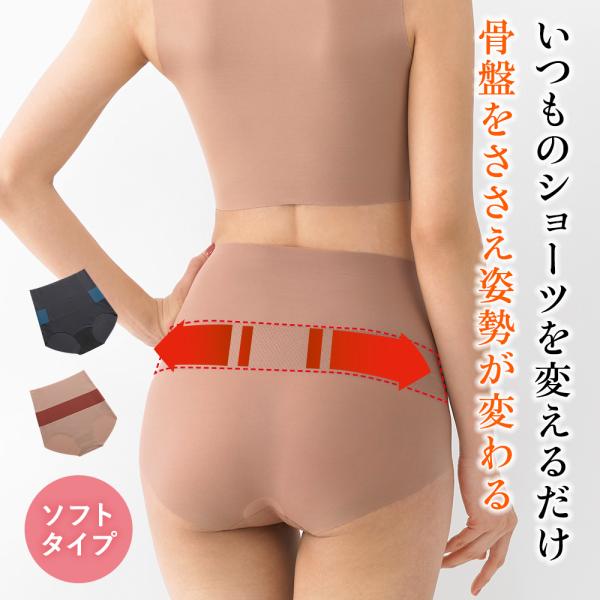 ［2枚組］[BSファイン]BSカットフリー腰楽々ショーツソフト【公式】｜腰 キリッパ レディース 女性 あったか 暖か インナー パンツ 下着 温かい 着る岩盤浴