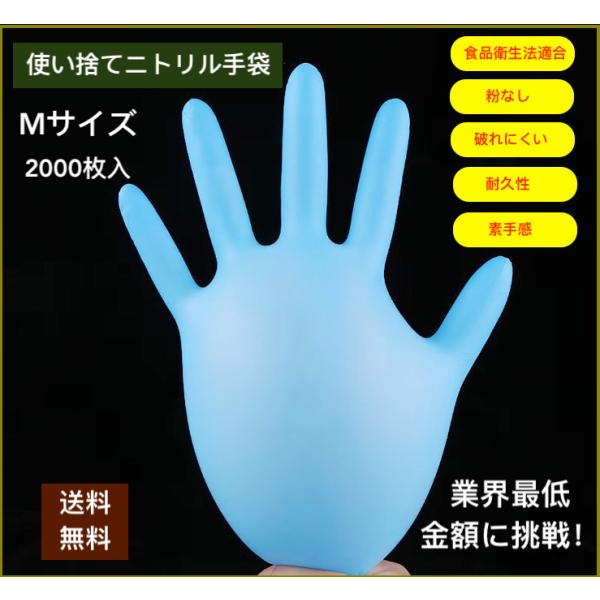 箱 衛生用 ニトリル手袋 使い捨てニトリル手袋 Mサイズ Lサイズ 青 粉なし パウダーフリー 00枚 食品衛生法適合 業務用 Buyee Buyee Jasa Perwakilan Pembelian Barang Online Di Jepang
