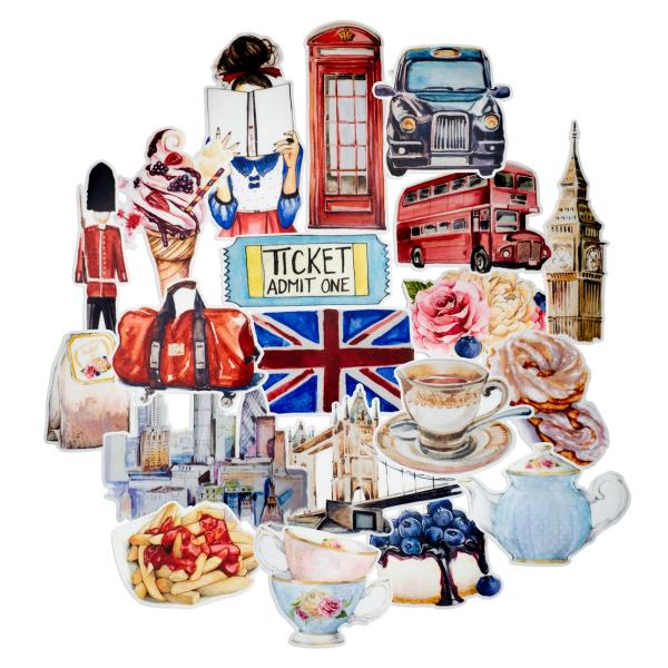 【商品概要】イギリスの州: イギリスへの愛を示し、どこへでもお気に入りの都市にインスピレーションを得ましょう。このかわいい水彩デザインステッカーを表面に貼れば。スタイリッシュでユニークなもの: ロンドンブリッジから英国の旗、驚異的なロンドン...