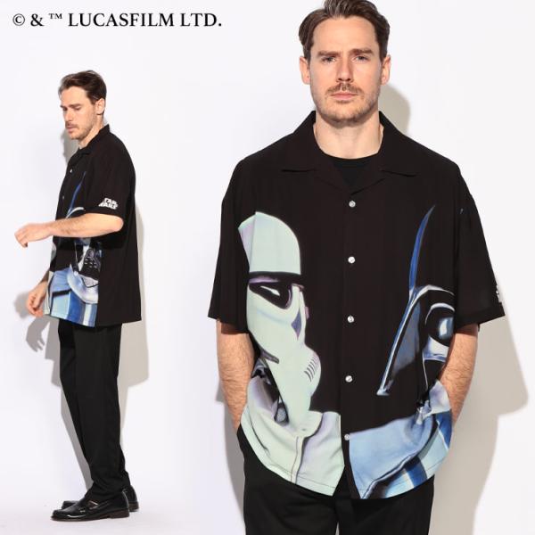 スター・ウォーズ シャツ 半袖 メンズ 大きいサイズ デザインシャツ『ダース・ベイダー』『ストームトルーパー』 サカゼン80周年 オリジナルデザイン STAR WARS