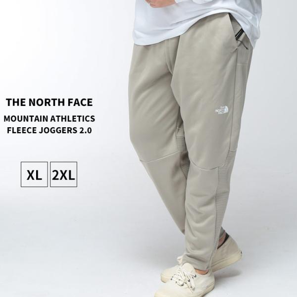 ノースフェイス フリース ジョガーパンツ メンズ 大きいサイズ 1XL 2XL 切り替え パターン リブ スウェット THE NORTH FACE