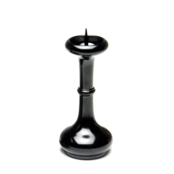 仏具 単品販売 寛通型火立2.5寸(実寸3.5寸)漆黒色真鍮製 仏具 単品販売 寛通型火立2.5寸(実寸3.5寸)漆黒色真鍮製