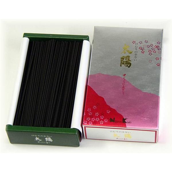 線香太陽さくらの香りバラ詰微煙香2ｇ日本香堂さくら桜の