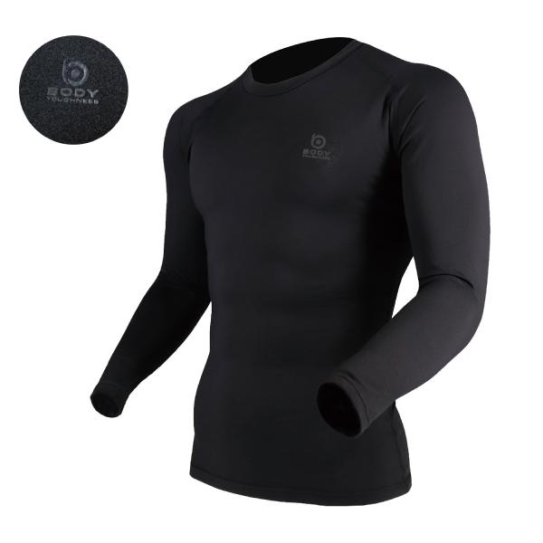 ＢＯＤＹ　ＴＯＵＧＨＥＳＳ保温×速乾×全面消臭実証済！！高機能消臭ポリウレタン糸ＤＥＯＬＯＮ搭載。洗濯を繰り返しても高い効果を発揮。汗にも加齢臭にも効く。品質　：ポリエステル９０％　・　ポリウレタン１０％カラー：ブラックサイズ：Ｓ・Ｍ・Ｌ・...