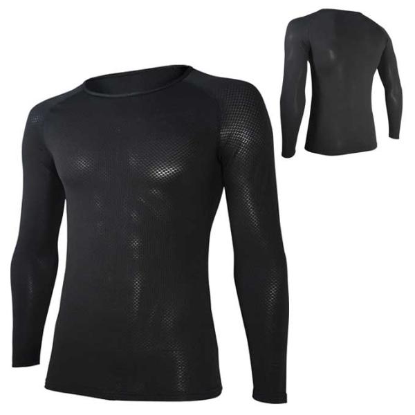 ＢＯＤＹ　ＴＯＵＧＨＥＳＳシャツやコンプレッションインナーの下に着用するオールシーズン用ファーストレイヤー。３Ｄ構造の２層ファブリックが、汗冷えやべたつきなどを軽減。品質　本体：ポリプロピレン６５％　・　ポリエステル２０％　・　ポリウレタン...