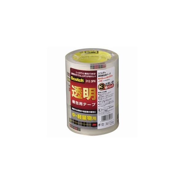 i܂Ƃ߁j 3M XRb` pe[v Eyʕp 0.065mm 48mm×50m 313-3PN 1pbNi3j k×5Zbgl[21]