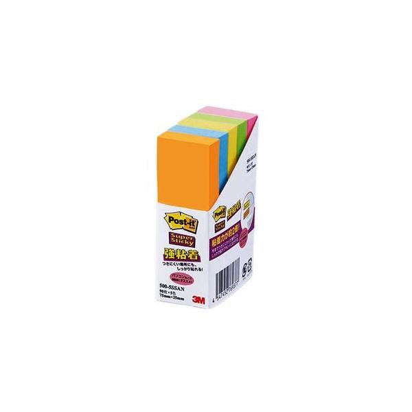 i܂Ƃ߁j 3M |XgCbg Sӂ 75×25mm lIJ[5F 500-5SSAN 1pbNi5j k×5Zbgl[21]