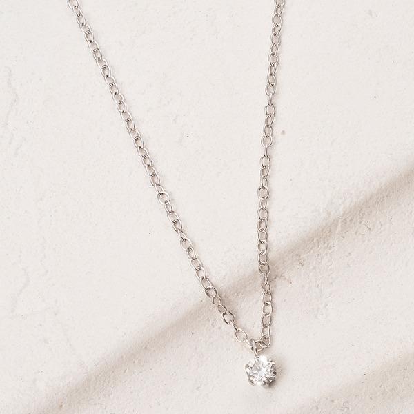 _Chy_g/lbNX ꗱ v`i Pt900 0.1ct _ClbNX SV925`F[ 6{ JJ[ SI Good \[eBOς݃_C...[21]