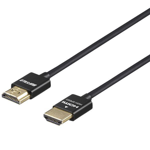 �o�b�t�@���[(�T�v���C) �C�[�T�l�b�g�Ή� HIGH SPEED HDMI�P�[�u�� �X�����^�C�v 1.5m �u���b�N BSHD3S15BK[21]