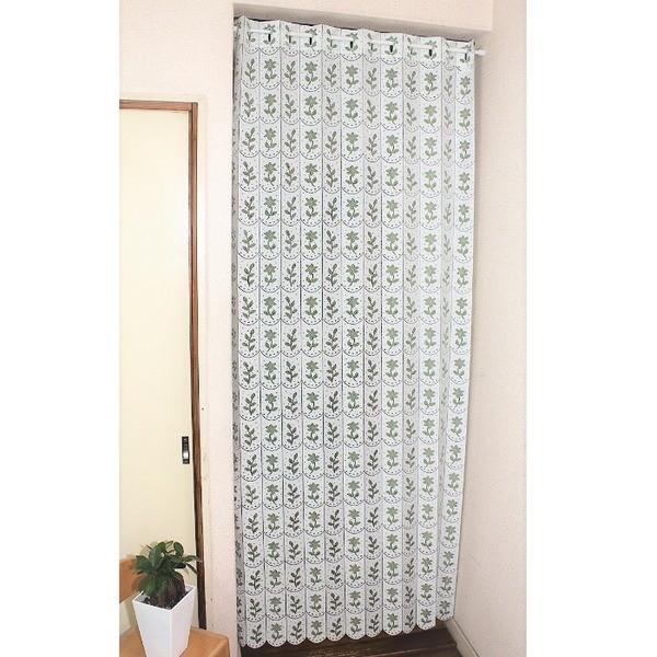 Ԏd؂ J[e 95×190cm ԕ O[ { J[e[sv |[Ή g[Abv p^p^ rO[21]