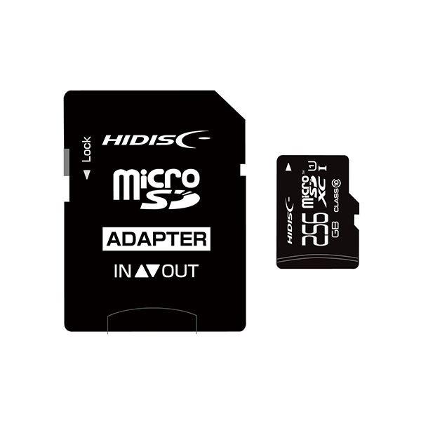 HIDISC microSDXCJ[h 256GB CLASS10 UHS-1Ή SDϊA_v^t HDMCSDX256GCL10UIJP3[21]