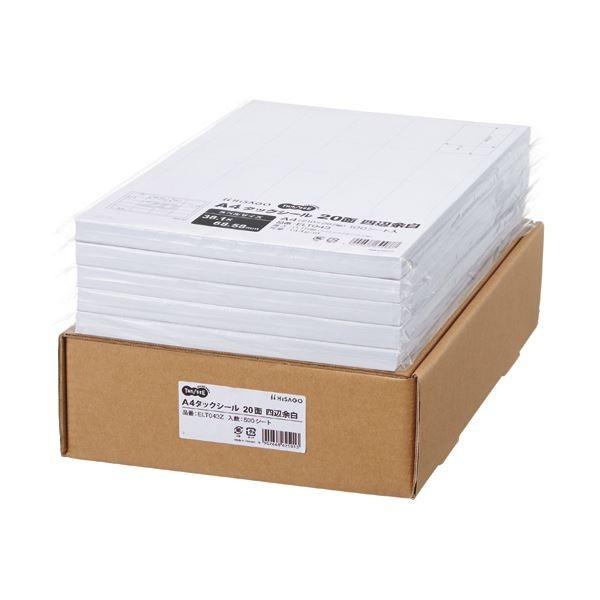 TANOSEE A4^bNV[ƖppbN 20 38.1×68.58mm lӗ] 1i500V[gF100V[g×5j[21]