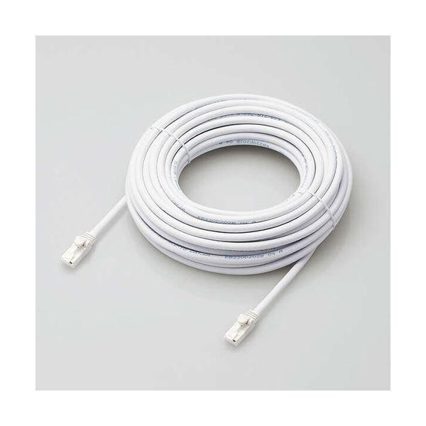 �G���R�� LAN�P�[�u��/CAT6A�Ή�/EU RoHS�w�ߏ���/�ܐ܂�h�~/�ȈՃp�b�P�[�W�d�l/15m/������/�z���C�g LD-GPAT/WH15/RS[21]