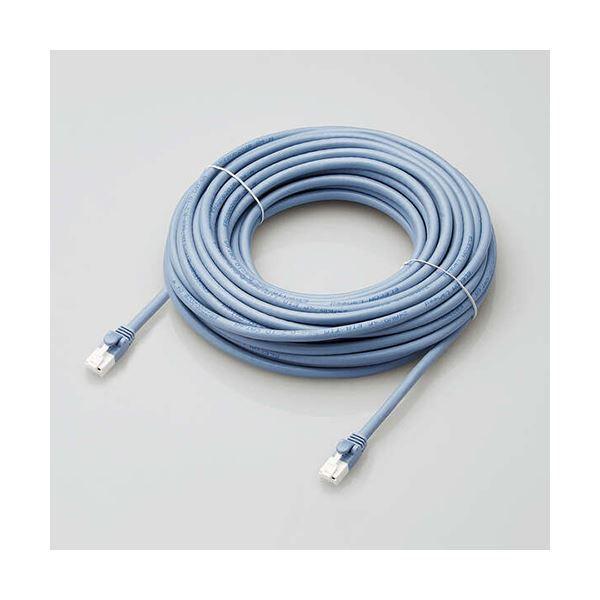 �G���R�� LAN�P�[�u��/CAT6A�Ή�/EU RoHS�w�ߏ���/�ܐ܂�h�~/�ȈՃp�b�P�[�W�d�l/15m/������/�u���[ LD-GPAT/BU15/RS[21]