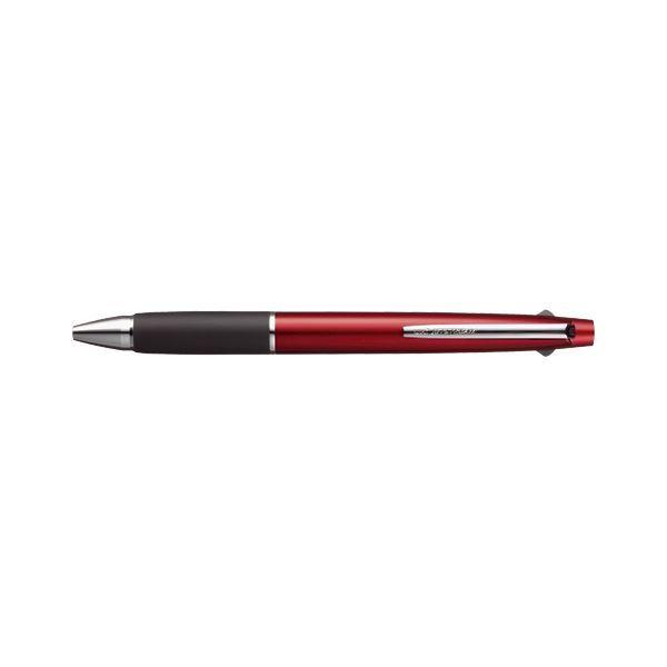 （まとめ） 三菱鉛筆 ジェットストリーム 3色ボールペン（黒・赤・青） 0.7mm ボルドー 〔×5セット〕[21]