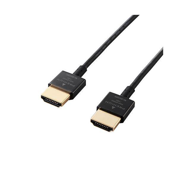 �G���R�� HDMI�P�[�u��/Premium/���X����/1.8m/�u���b�N DH-HDP14SS18BK[21]
