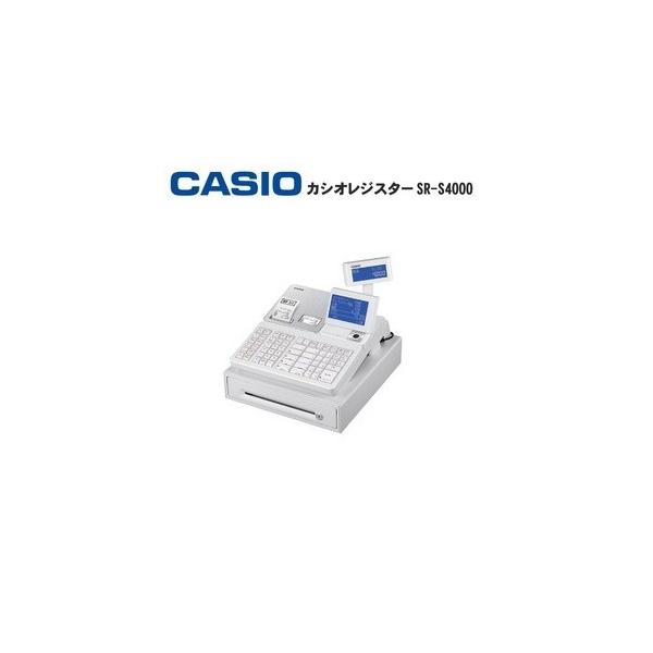 カシオ レジスター SR-S4000-20S Bluetoothレジ ホワイト[21]