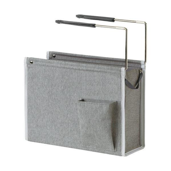 �\�j�b�N ���[�g���� �n���M���O�{�b�N�X 13cm�� A4�t�@�C���Ή� �O���[ UT-4766-GL 1��[21]