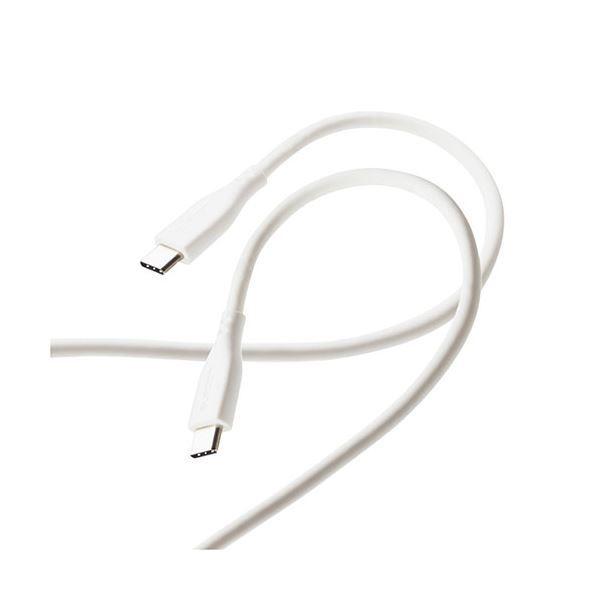 �G���R�� �Ȃ߂炩USB Type-C�P�[�u��(��F�ؕi�AC-C) 2.0m �z���C�g MPA-CCSS20WH[21]