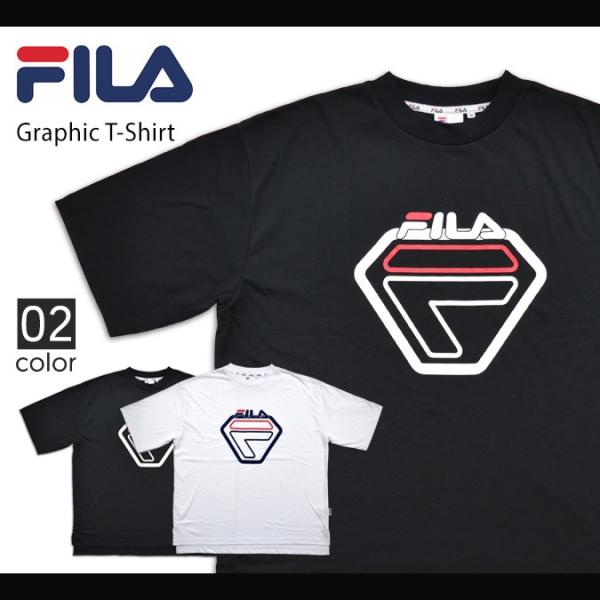 FILA HERITAGE �t�B�� �w���e�[�W GRAPHIC S/S T-SHIRT T�V���c TEE ���� FM9488 �P�i�w���̏ꍇ�̓��[���֔��� �o�[�Q��