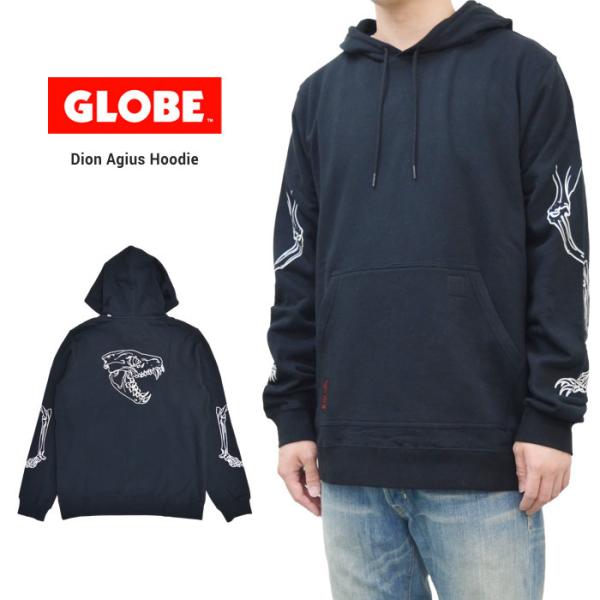 GLOBE �O���[�u �p�[�J�[ Dion Agius Hoodie ���� �v���I�[�o�[ �X�E�F�b�g �t���[�X GB02113000 �o�[�Q��