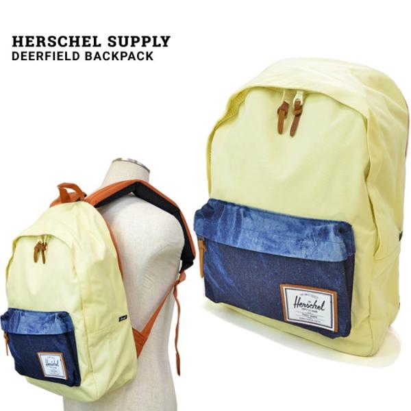 Herschel Supply �n�[�V�F�� �T�v���C Deerfield BackPack �����b�N �o�b�N�p�b�N �o�b�O BAD HILLS WORK SHOP COLLECTION �y����s�����z