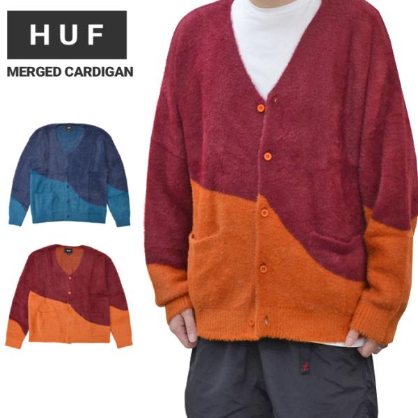 HUF バーバリーデザイン カーディガン XL HUF バーバリーデザイン カーディガン XL